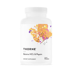 Thorne - Betaine HCL & Pepsin - 300 Caps