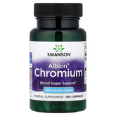 Swanson Albion Chelated Chromium 180 kapslar framsida
