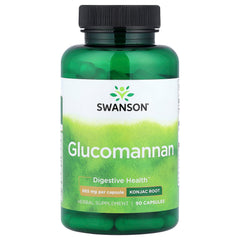Swanson Glucomannan 90 kapslar framsida
