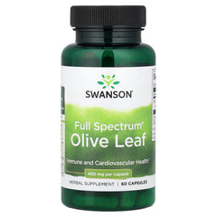 Swanson Full Spectrum Olive Leaf baksida