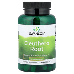 Swanson Eleuthero Root 120 kapslar framsida