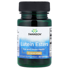 Swanson Lutein Esters baksida näringsfakta