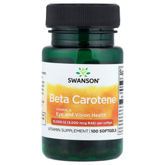 Beta-Karoten Vitamin A baksida näringsfakta
