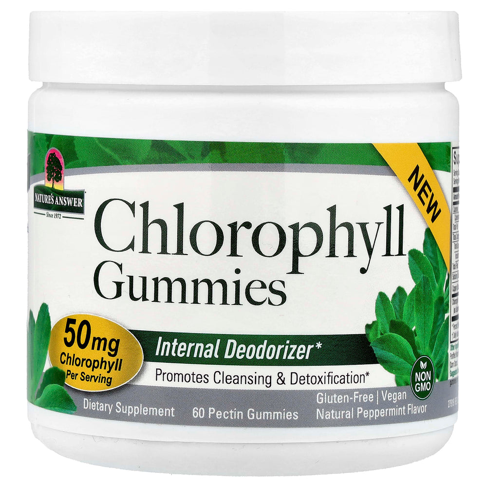 Nature's Answer Chlorophyll Gummies framsida