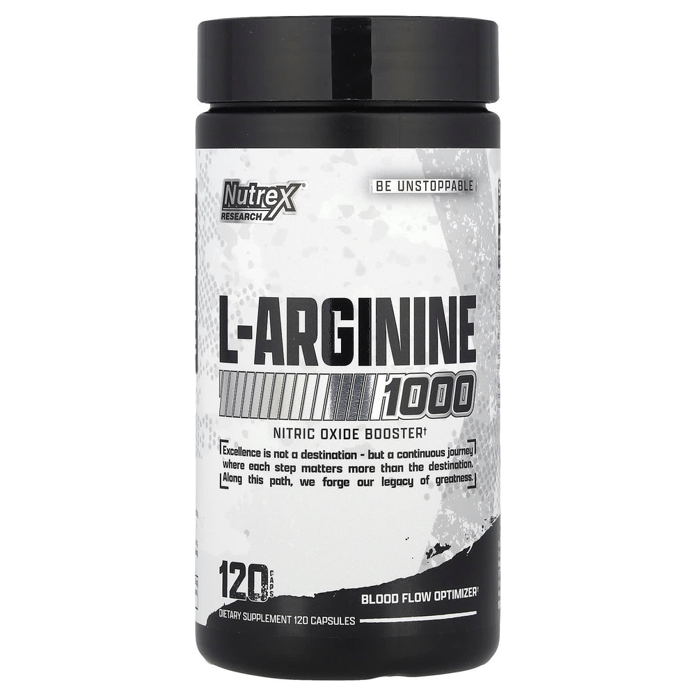 L-Arginine 1000 – 120 vegetariska kapslar framsida
