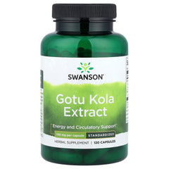 Swanson Gotu Kola Extract 120 kapslar framsida