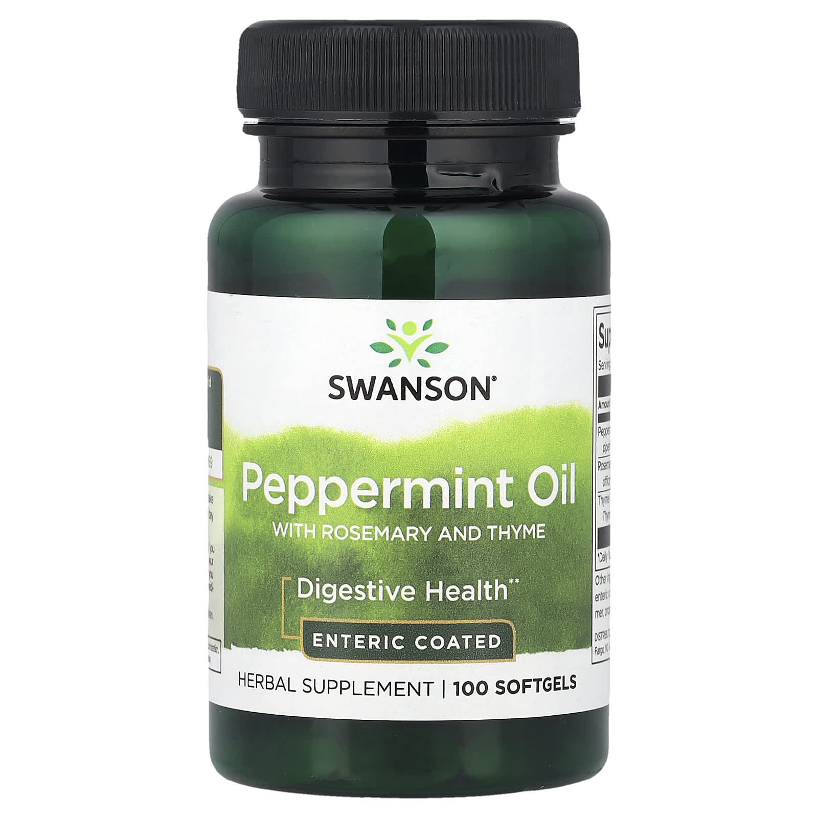 Swanson Peppermint Oil With Rosemary And Thyme framsida