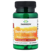 Swanson Benfotiamine 60 kapslar framsida