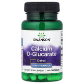 Swanson Calcium D-Glucarate 60 kapslar framsida
