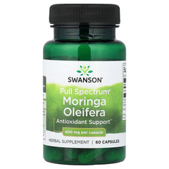 Swanson Moringa Oleifera baksida näringsfakta