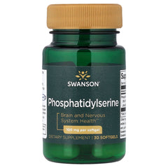 Swanson Phosphatidylserine baksida näringsfakta