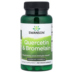 Swanson Quercetin + Bromelain 100 kapslar framsida