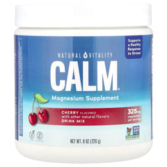 Calm Magnesiumpulver öppen förpackning