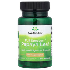 Swanson - Full Spectrum Papaya Leaf - 60 Caps