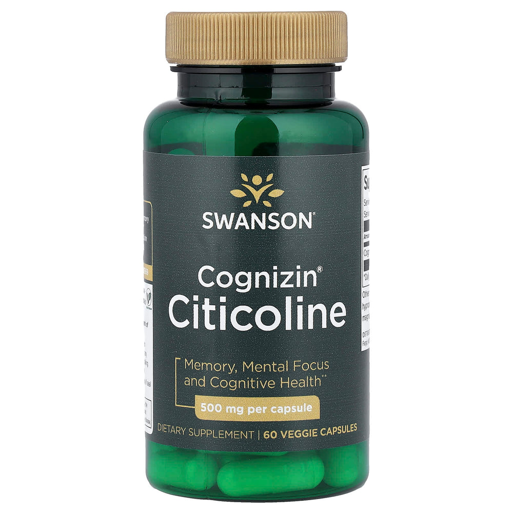 Swanson Cognizin Citicoline 60 Vcaps framsida