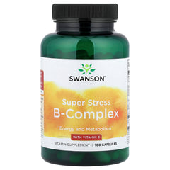 Swanson - Super Stress B-Kompleks Med Vitamin C