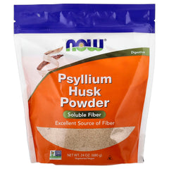NOW Foods Psyllium Husk Powder framsida