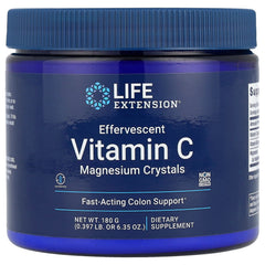 Life Extension - Brusetabletter med Vitamin C og Magnesiumkrystaller - 180g