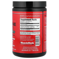 Musclemeds Glutamine Decanate ingredienser etikett