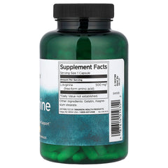 L-Arginin 500mg kapselflaska öppen