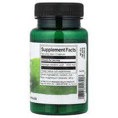 Swanson Moringa Oleifera ingredienser etikett