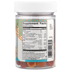 Adult Multivitamin Fruktiga tugggummis näringsfakta baksida