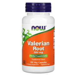 NOW Foods Valerian Root 500mg näringsfakta