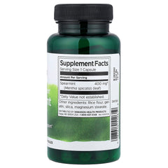 Swanson Spearmint Leaf ingredienser & etikett