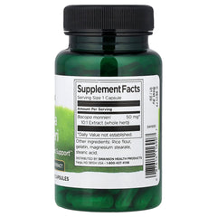Swanson Bacopa Monnieri ingredienser & etikett