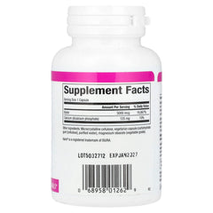 Biotin 5000 mcg näringsfakta etikett