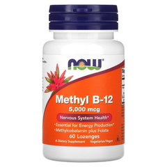 Methyl B-12 5000 mcg baksida med näringsfakta