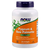 NOW Foods - Pygeum & Saw Palmetto - 120 Sgels