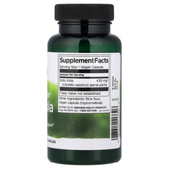 Swanson Gotu Kola ingredienser och etikett