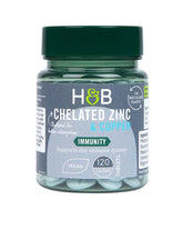 Holland & Barrett - Chelated Zinc + Copper 15mg - 120 tablettia