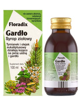 Floradix Throat Herbal Syrup framsida