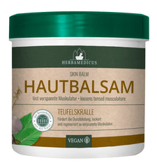 Herbamedicus Skin Balm öppen burk produktdetalj