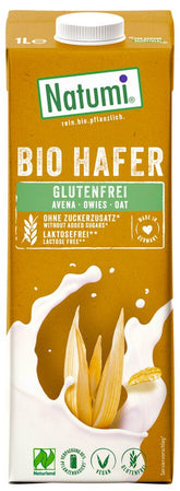 Natumi Oat Drink Gluten-Free Organic 1l framsida