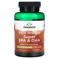 Swanson Triple Strength Super EPA & DHA baksida