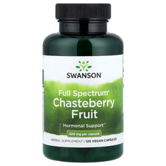 Swanson Chasteberry Fruit baksida näringsfakta