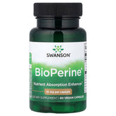Swanson Bioperine 60 kapslar framsida