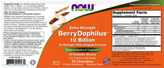 NOW Foods - BerryDophilus 10 Billion (KORT UDLØBSDATO 2026-09-30)