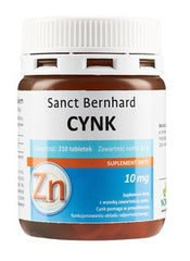 Sanct Bernhard - Kräuterhaus Sanct Bernhard - Zinc Tabs - 10mg - 210 Tabs