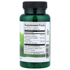 Swanson Full Spectrum Valerian, Chamomile & Hops kapseldetalj