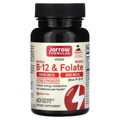 Methyl B-12 & Methyl Folate baksida näringsfakta