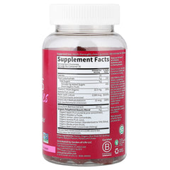 Garden Of Life - Beauty Beets Gummies, Raspberry - 60 Fruit Gummies - 60 Gummies