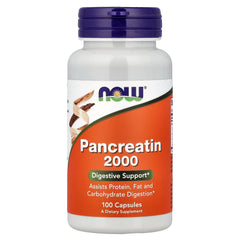 NOW Foods Pancreatin 2000 framsida