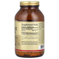 Solgar - Taurine - 500mg, 250 Vcaps