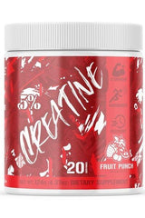 5% Nutrition Code Red Creatine supplement in Fruit Punch flavor for strength and endurance.