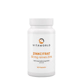 Vitaworld - Zinkcitrat - 60 Kapsler