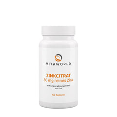Vitaworld - Zinc Citrate - 60 Kapseln